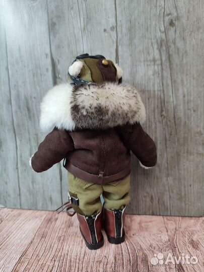 Мишка Тедди ручная работа летчик Всеволод