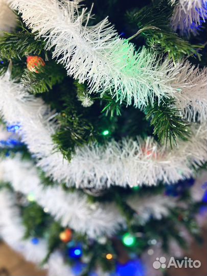 Новая Новогодняя мишура на елку