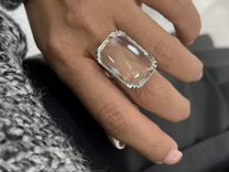 Прозрачное кольцо и серьги Herald percy