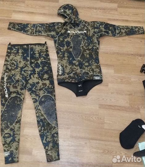 Гидрокостюм Salvimar N.A.T Camu7мм подводная охота