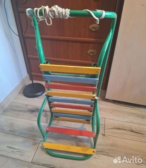 Детские санки бу на верёвочке