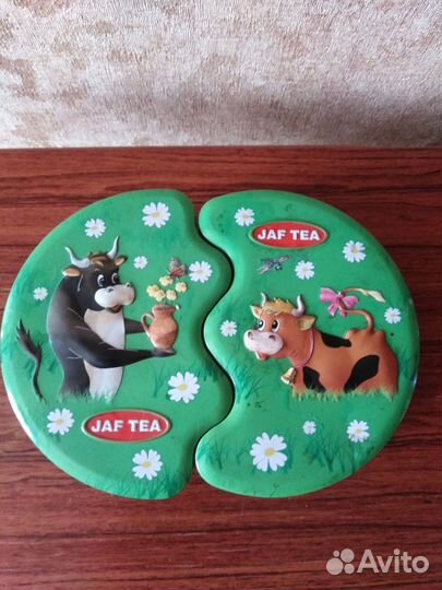 Жестяные баночки под чай