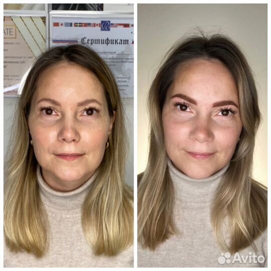 Перманентный макияж межресничка, брови, губы