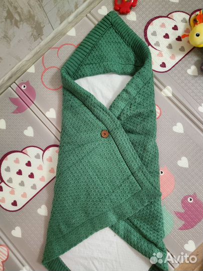 Конверт плед на выписку для новорожденных