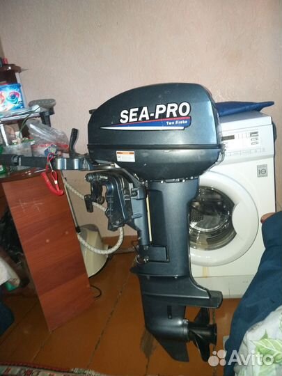 Мотор сеа про 9.9 + лодка Ривьера 3200