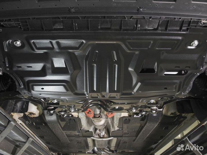 Защита картера двигателя и кпп Volkswagen Polo IV