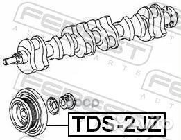 Шкив коленвала toyota cresta GX90,JZX9,LX90,SX