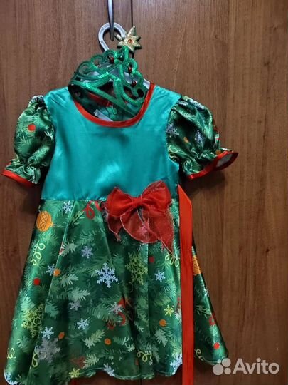 Новогодний костюм для девочки размер 110