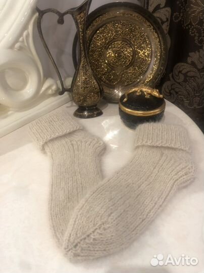 Носки и варежки из пуха