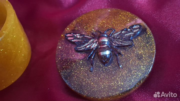 Шкатулка из эпоксидной смолы