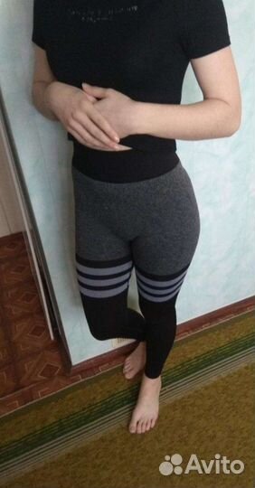 Леггинсы спортивные женские лосины фитнес йога