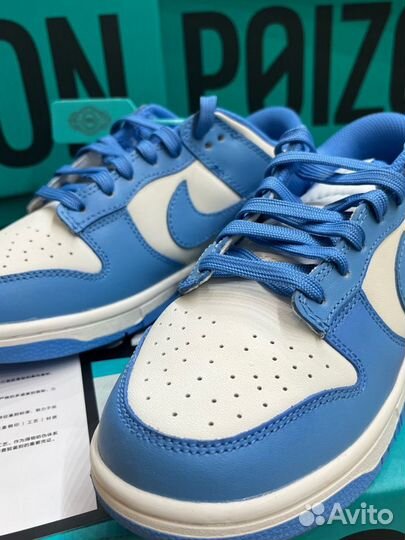 Кроссовки Nike Dunk Low UNC Оригинал Poizon