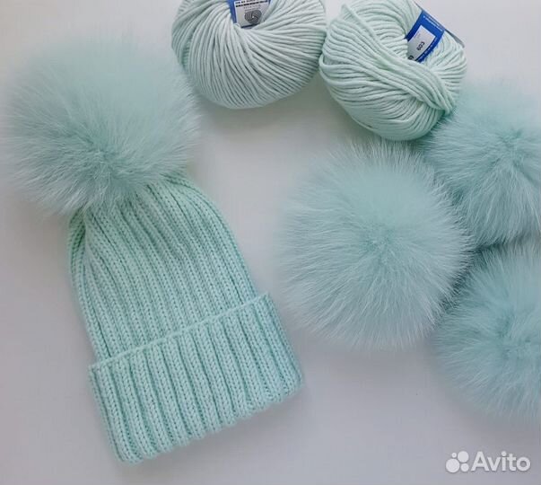 Меховые помпоны