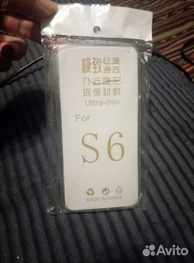 Силиконовый чехол на samsung Galaxy S6