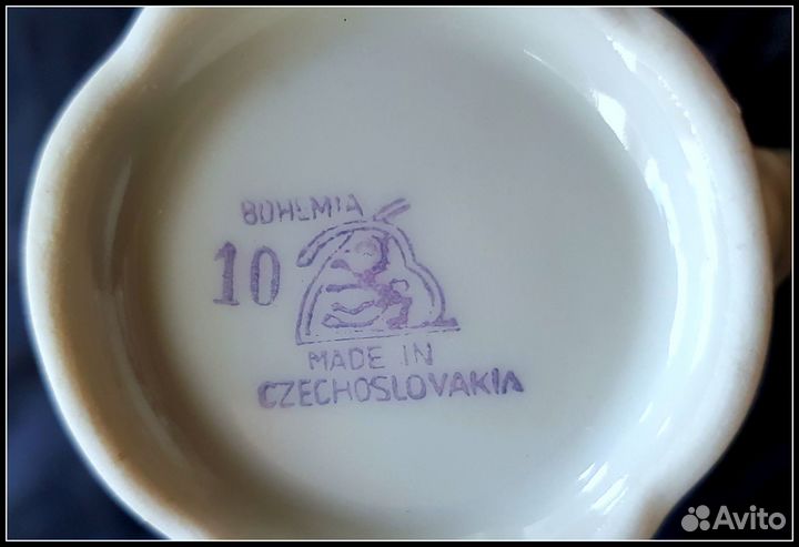 Молочник фарфор Bohemia Чехословакия 1970-ые г