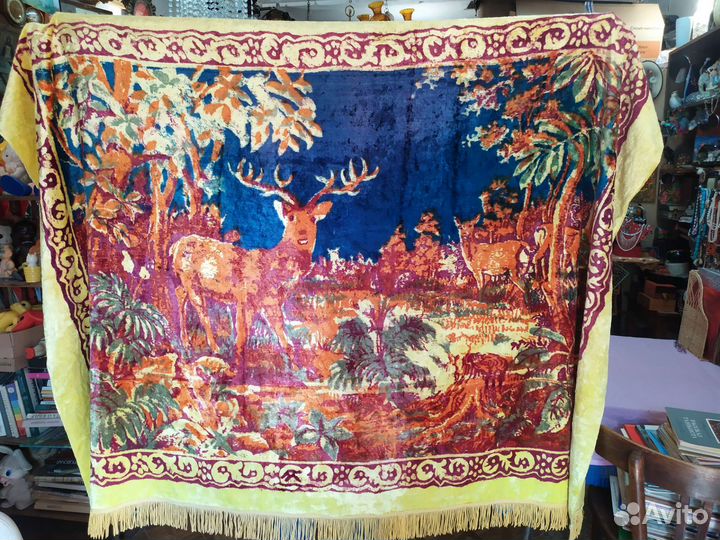 СССР ковры олени плюш 4шт
