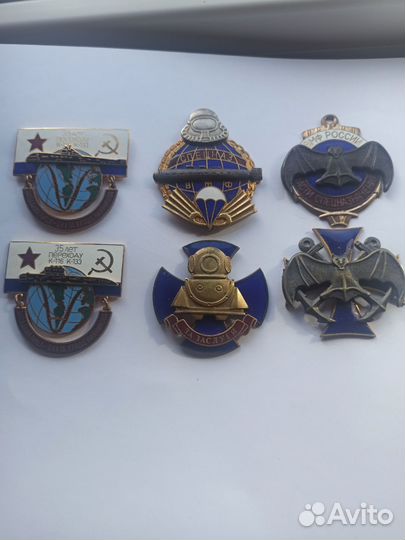 Знаки тяжёлые винт. вмф