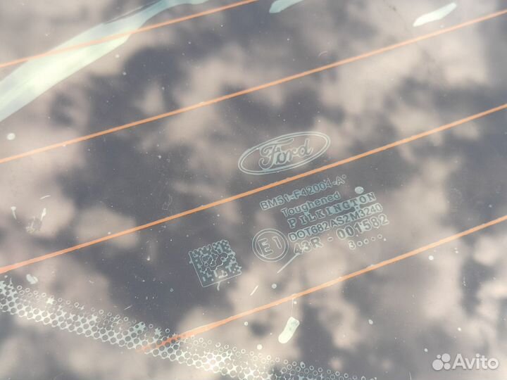 Стекло заднее Ford Focus 3 седан 1.6 2012