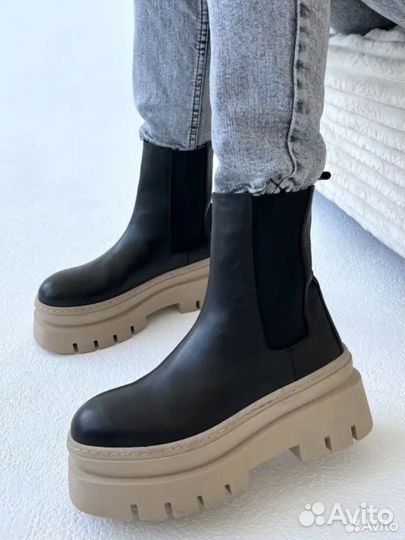 Ботинки женские демисезонные 38 размер кожа
