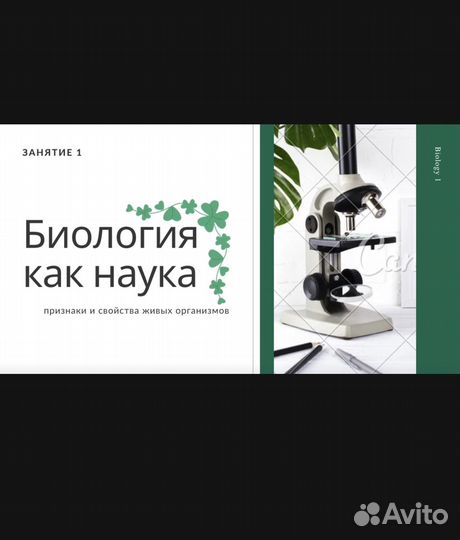 Репетитор по биологии