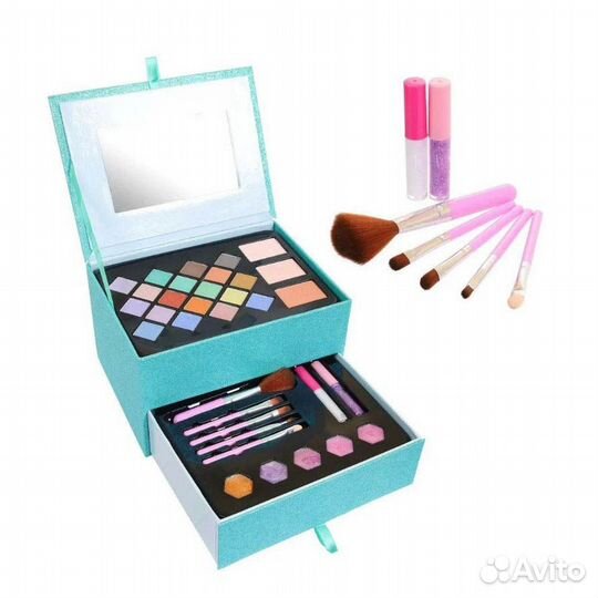Набор декоративной косметики Сверкающий бирюзовый