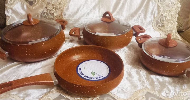 Набор посуды тяжелый новый