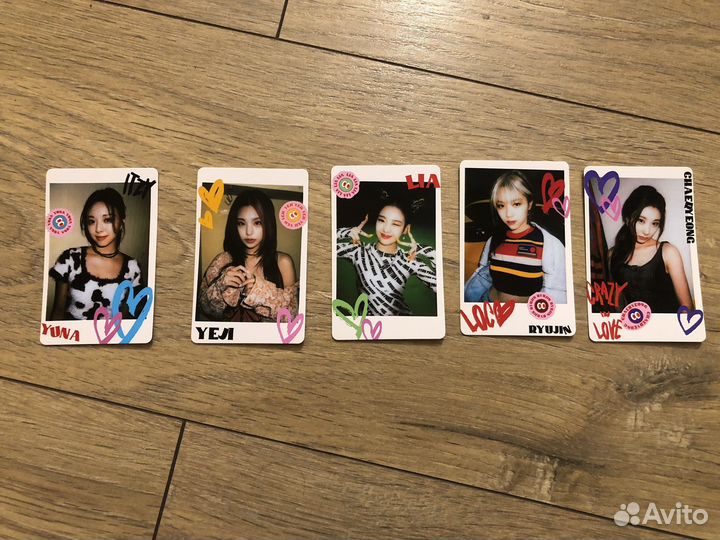 Карточки itzy