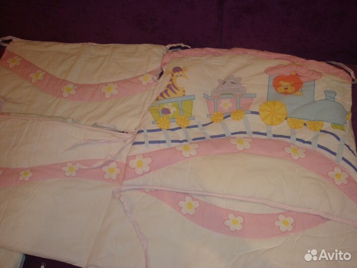 Бортики для детской кроватки