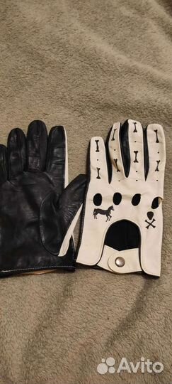 Водительские кожаные перчатки