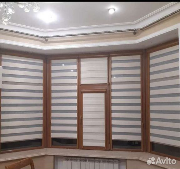 Жалюзи, рулонные шторы, день и ночь от произ-ля