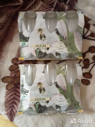 Новые бокалы для шампанского, виски, водки и др