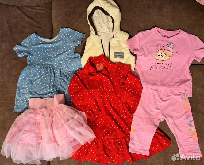 Вещи пакетом для девочки 98 размер