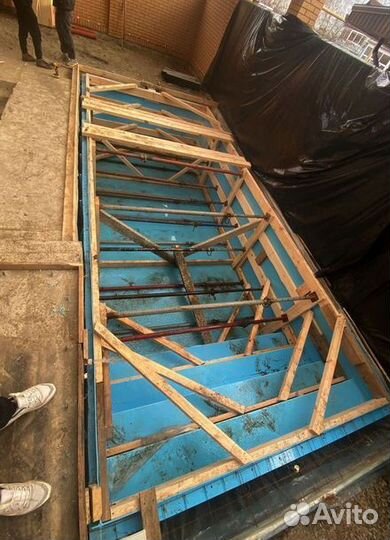 Бассейн из полипропилена 4м*3м*1,5м