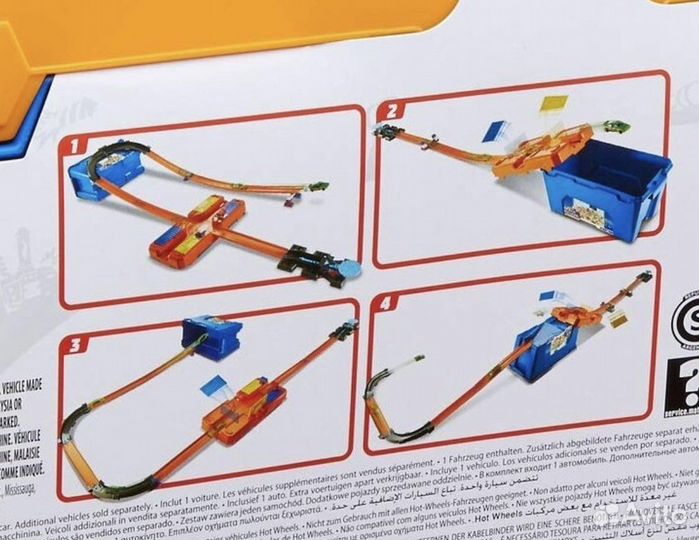 Трек Hot Wheels Track Builder FLK89 Stunt Box