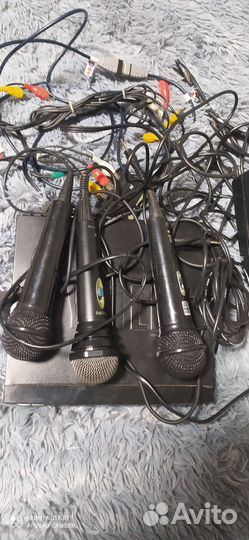 Караоке приставка Mystery с микрофонами