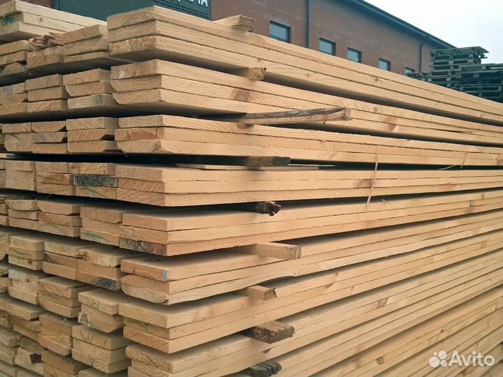 Доска обрезная, сорт 1, т/у