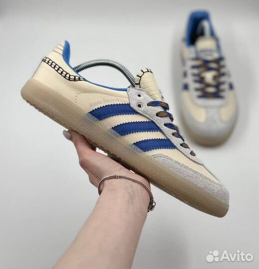 Кроссовки мужские Adidas Samba & Wales Bonner