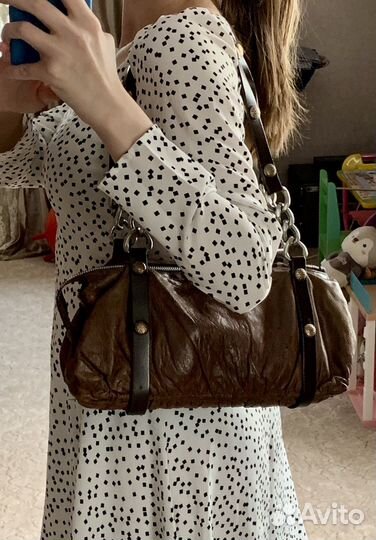 Сумка из натуральной кожи италия