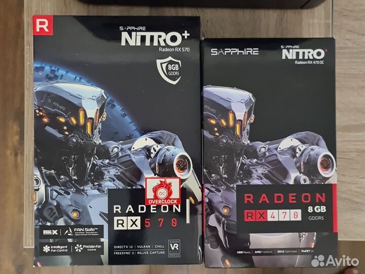 Видеокарта Radeon RX 570 Sapphire Nitro+ 8GB