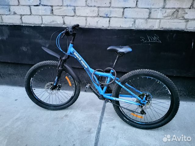 Велосипед горный подростковый black aqua Cross 24