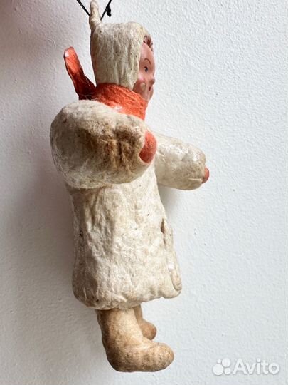 Ватные елочные игрушки СССР