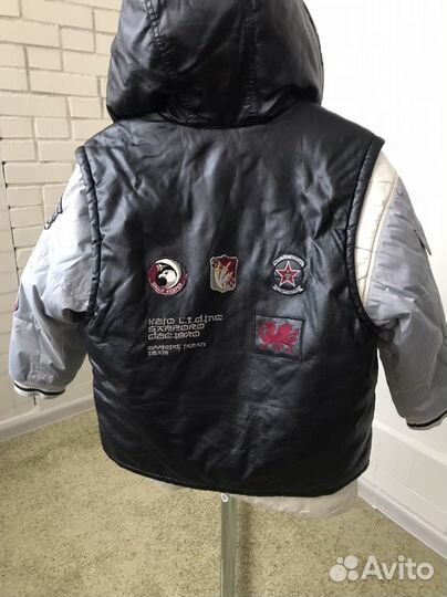 Теплая куртка для мальчика на рост 134