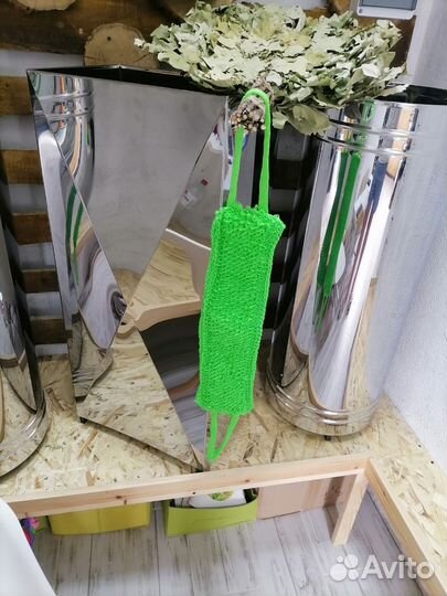 Мочалки ручной вязки