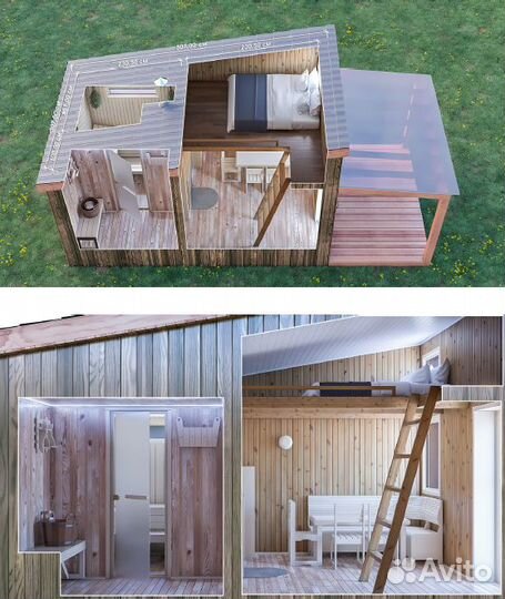 Проект каркасной бани