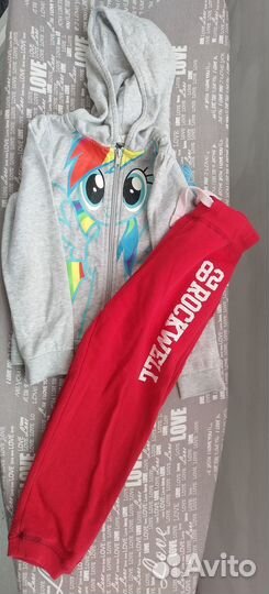 Пакеты одежды для девочки Next, Mothercare 110-116