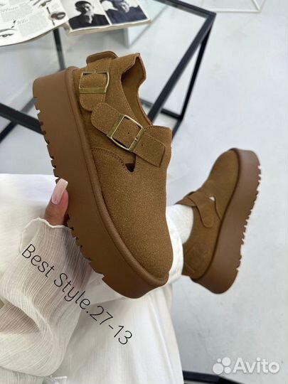 Угги ugg женские осенние на ботинки дутики