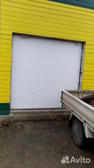 Ворота автоматические секционные утепленные