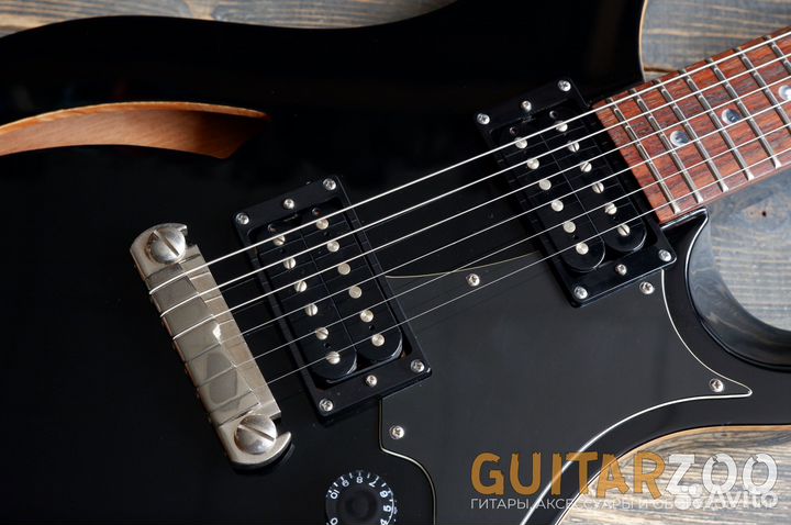Электрогитара PRS SE Custom 22 BLK Semi-Hollow