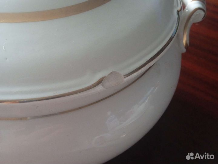 Фарфоровая супница СССР