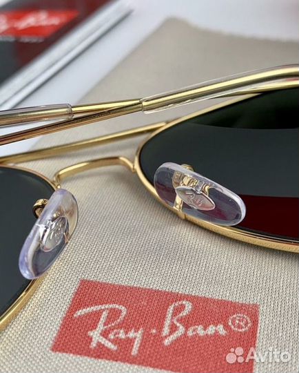 Очки ray ban aviator авиаторы зеленые